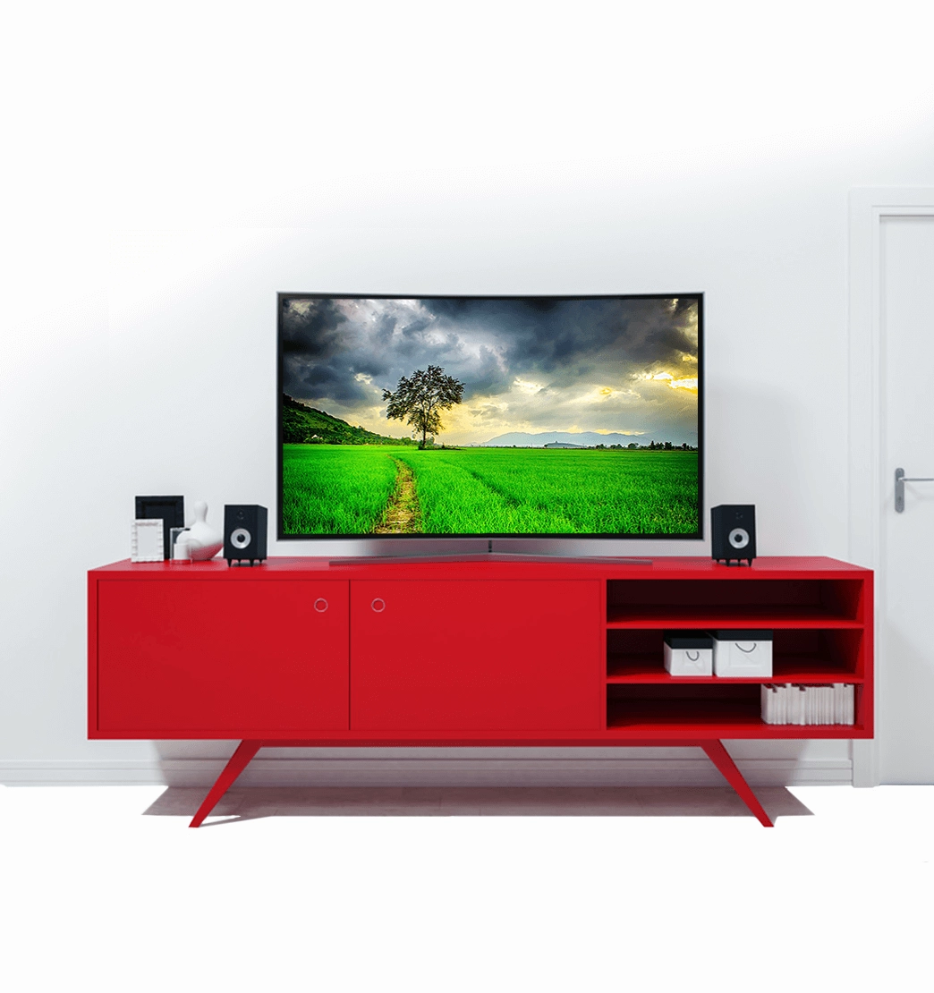 ტელევიზორის მაგიდები და საკიდები