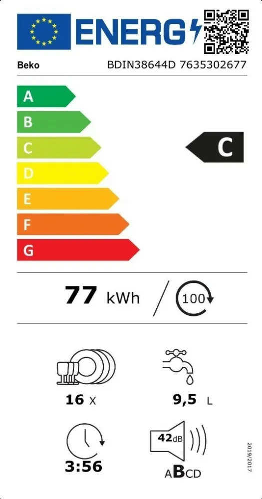 BEKO BDIN38644D bPRO 500 - 63