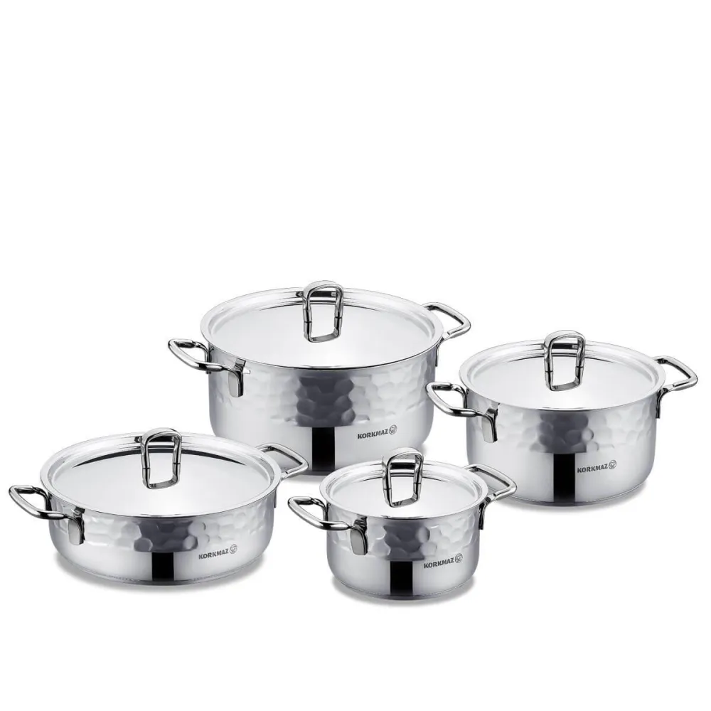 Korkmaz A1963-1 Erna 8 pcs Cookware Set Inox - 25