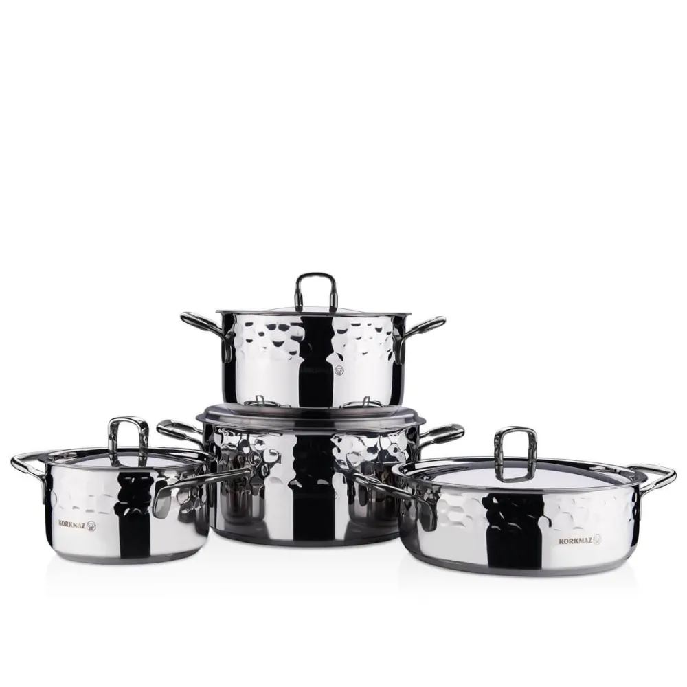 Korkmaz A1963-1 Erna 8 pcs Cookware Set Inox - 26
