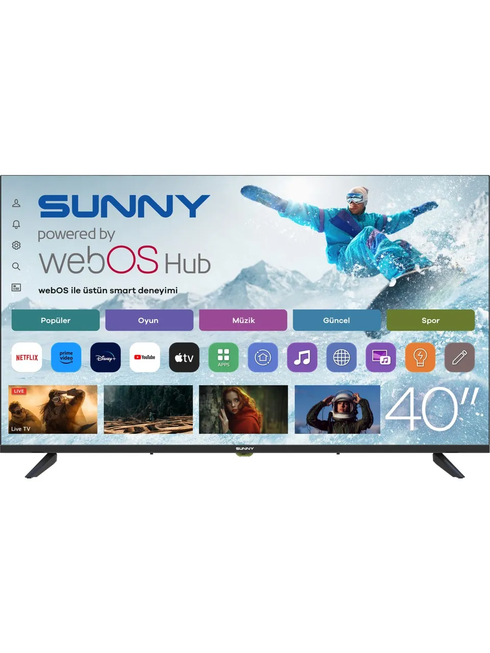 SUNNY 40'' (SN40LEDM-W02S) WebOS