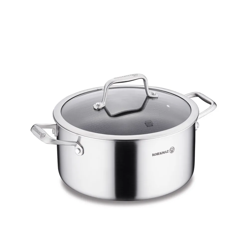 Korkmaz A3872 Casserole Altima 24x12cm / 5.4l ქვაბი - 34