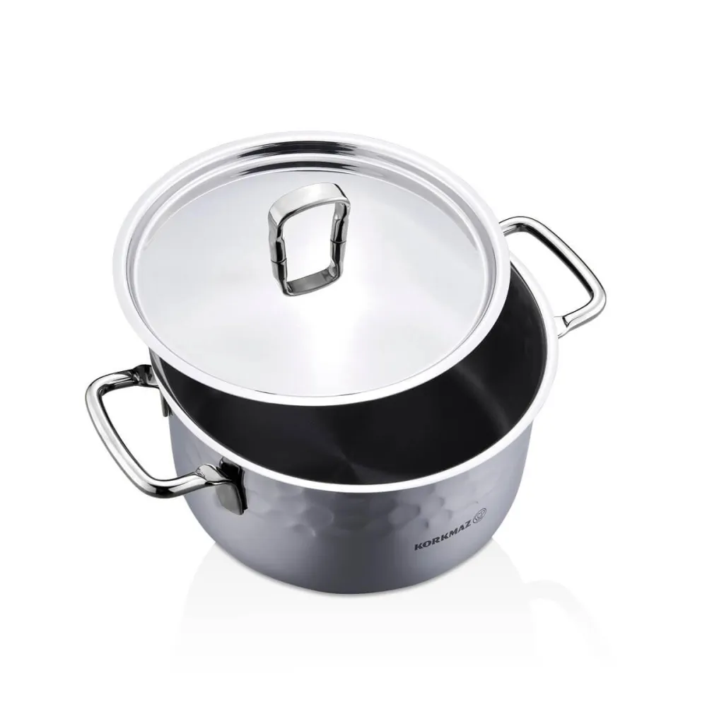 Korkmaz A1963-1 Erna 8 pcs Cookware Set Inox - 30