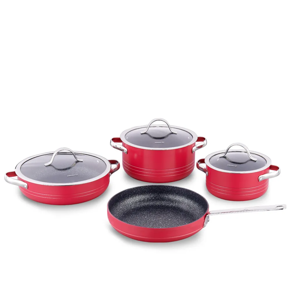 Korkmaz A2619-4 Linea 7 pcs Cookware Set- Viva - 10