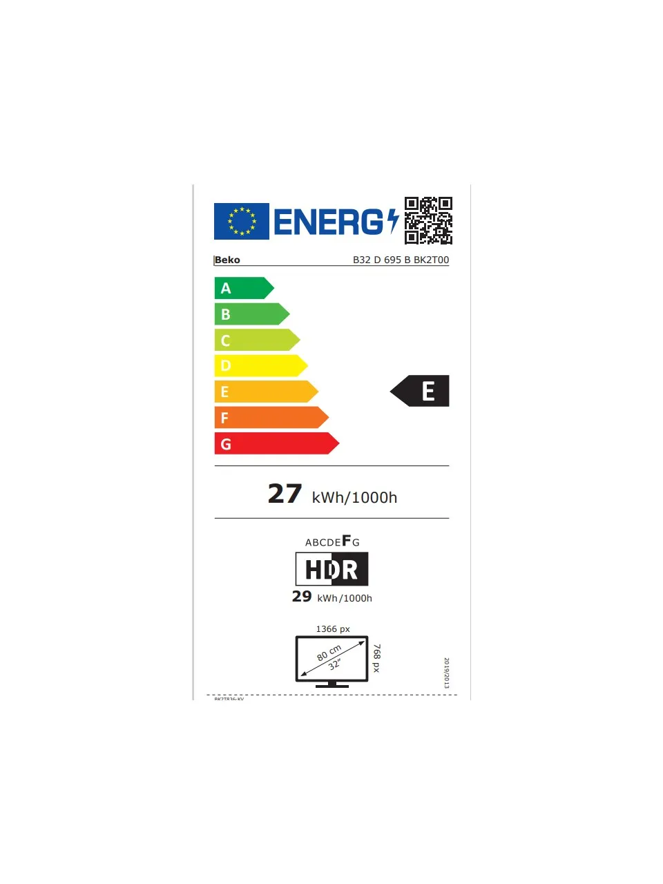 Beko B32 D 695 B - 60